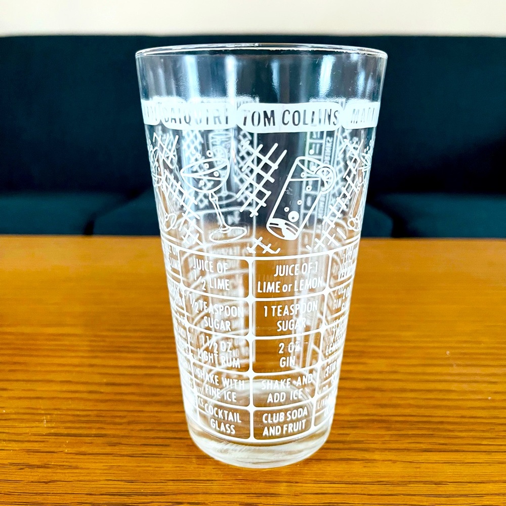 Mixing/Bar Glass, 16 oz., 3-3/8" dia x 5-7/8"H American Metalcraft